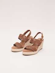 Phase Eight Brown Suede Espadrilles Shoes - Image 4 of 7