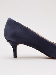 Phase Eight Blue Suede Court Shoes - Image 7 of 7
