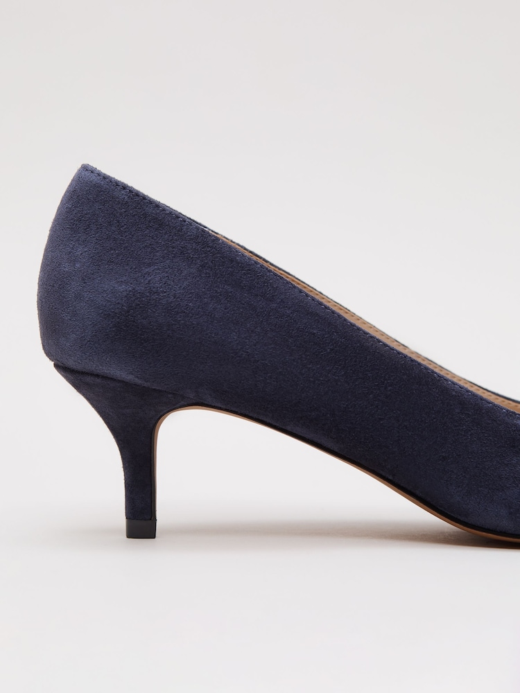 Phase Eight Blue Suede Court Shoes - Image 7 of 7 Phase Eight Blue Suede Court Shoes - Image 7 of 7
