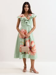 Phase Eight Natural Leather Block Sandal - Image 5 of 6