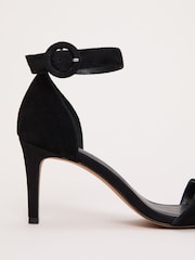 Phase Eight Black Suede Strap Sandal - Image 4 of 6