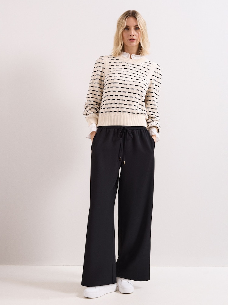 Phase Eight Black Skye Trousers - Image 1 of 7 Phase Eight Black Skye Trousers - Image 1 of 7
