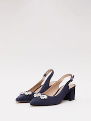 Azul - Phase Eight Sparkle Block Heels - Imagen 4 de 7