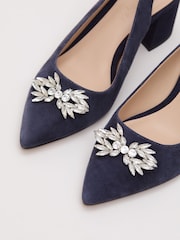 Azul - Phase Eight Sparkle Block Heels - Imagen 6 de 7
