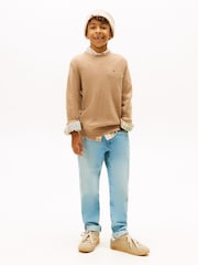 Tommy Hilfiger Green Essential Pure Lambswool Jumper - Image 3 of 5