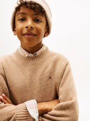 Tommy Hilfiger Green Essential Pure Lambswool Jumper - Image 4 of 5