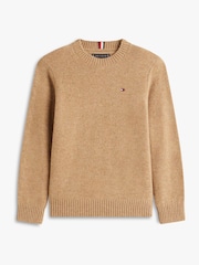 Tommy Hilfiger Green Essential Pure Lambswool Jumper - Image 5 of 5