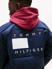 Tommy Hilfiger podložena bomber jakna z logotipom na hrbtu - Slika 4 iz 5
