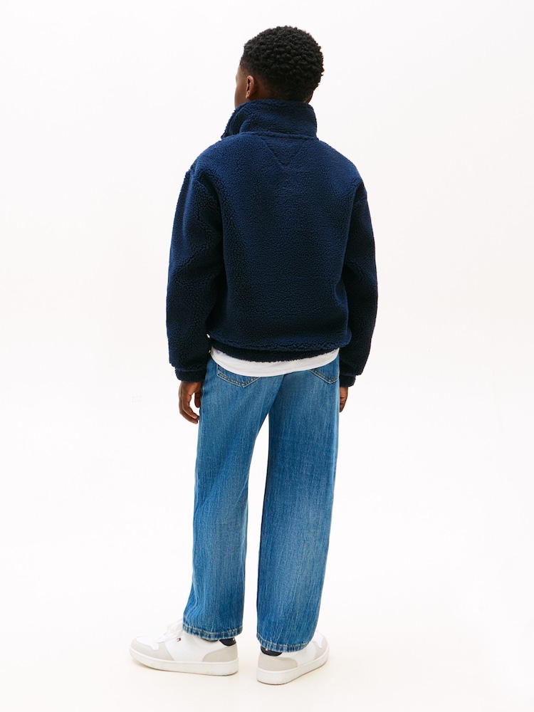 Tommy Hilfiger Heritage Flag Teddy Fleece Sweatshirt - 圖片 2,共 4 Tommy Hilfiger Heritage Flag Teddy Fleece Sweatshirt - 圖片 2,共 4