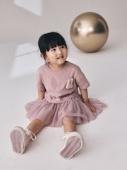 Pink Padded Bunny Short Sleeve Top and Tutu Skirt Set (3mths-7yrs) - Image 2 of 10