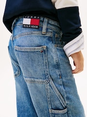 Tommy Hilfiger Blue Heritage Loose Carpenter Jeans - Image 3 of 5