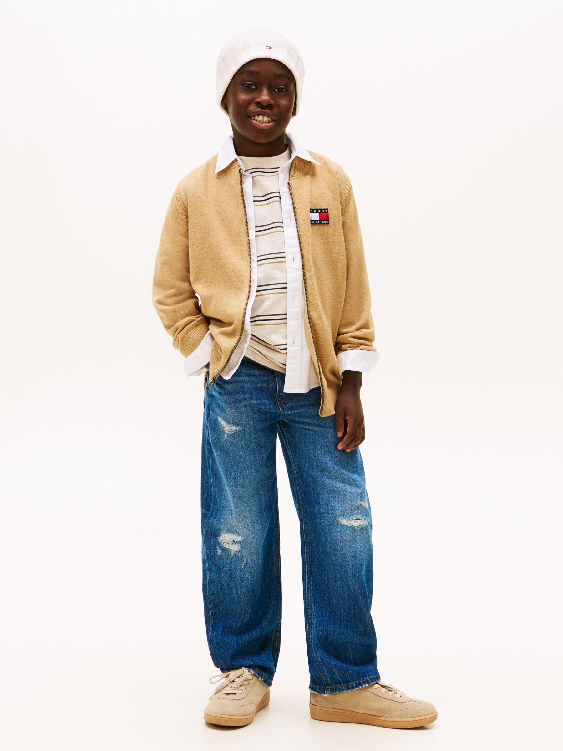 Buy Tommy Hilfiger Distressed Loose Jeans з сайту Next Ukraine