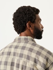 FatFace Thursby Green Long Sleeve Relaxed Fit Check Shirt - Image 6 of 6