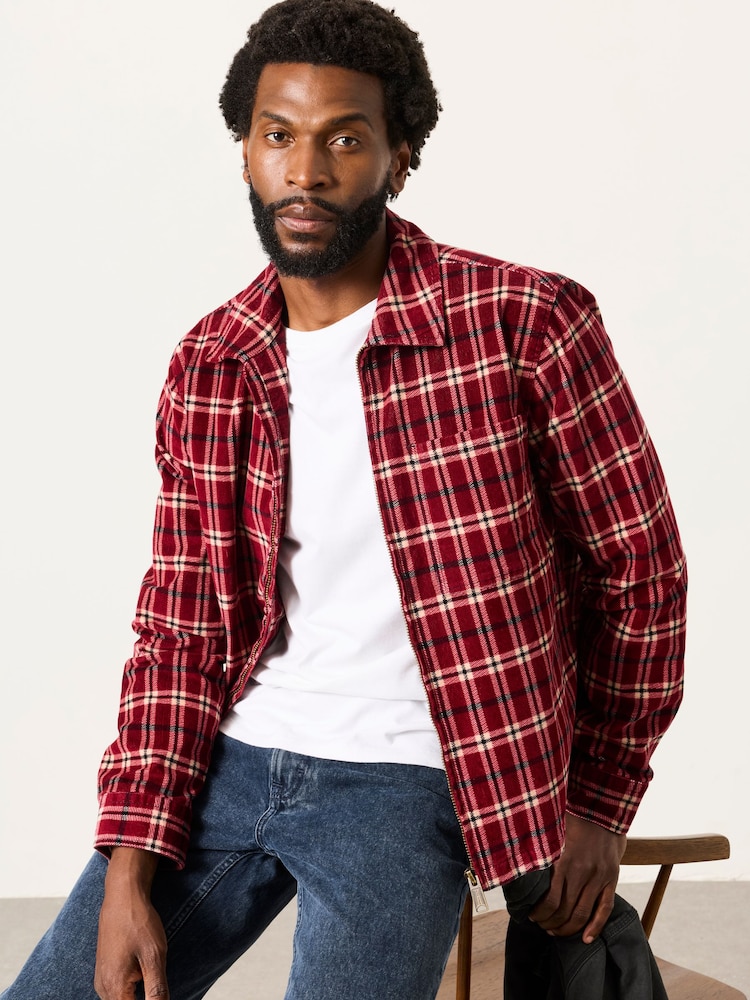 FatFace Letwell Red Cord Overshirt - Image 1 of 5 FatFace Letwell Red Cord Overshirt - Image 1 of 5