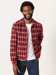 FatFace Letwell Red Cord Overshirt - Image 3 of 5