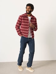 FatFace Letwell Red Cord Overshirt - Image 4 of 5