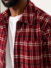 FatFace Letwell Red Cord Overshirt - Image 5 of 5