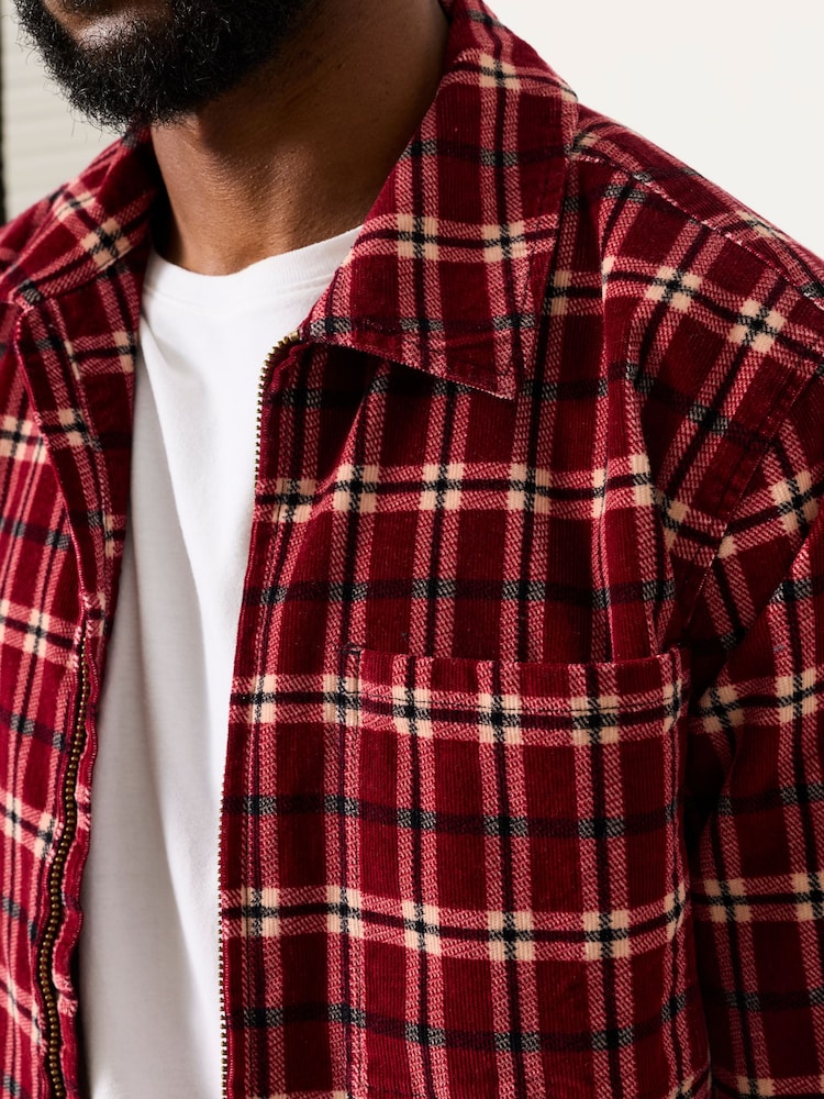FatFace Letwell Red Cord Overshirt - Image 5 of 5 FatFace Letwell Red Cord Overshirt - Image 5 of 5