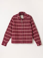 FatFace Letwell Red Cord Overshirt - Image 7 of 7