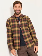FatFace Loxley Brown Long Sleeve Check Shirt - Image 2 of 7