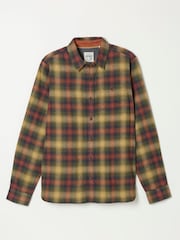 FatFace Loxley Brown Long Sleeve Check Shirt - Image 7 of 7