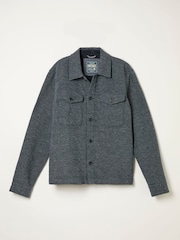 FatFace Bardon Dark Grey Overshirt - Image 6 of 6