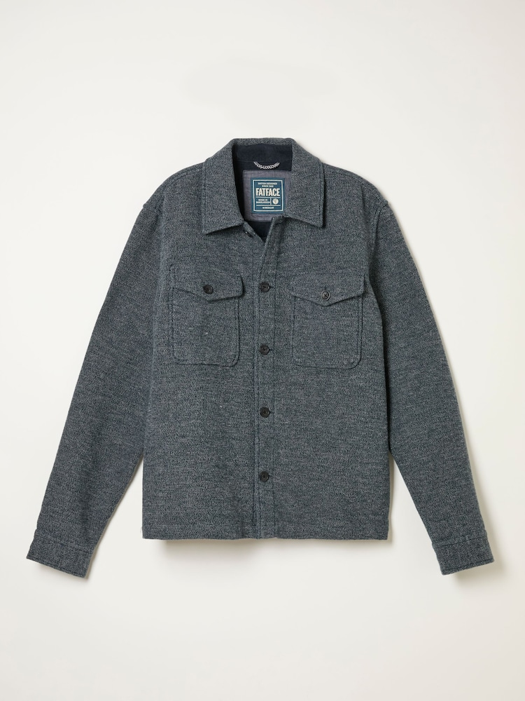 FatFace Bardon Dark Grey Overshirt - Image 6 of 6 FatFace Bardon Dark Grey Overshirt - Image 6 of 6