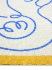 Dip & Drip White Linear Ducks Bathmat - Image 2 of 4