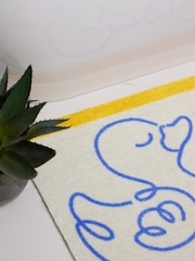 Dip & Drip White Linear Ducks Bathmat - Image 3 of 4