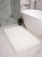 My Rug Ivory Shaggy Bathmat Runner - Image 1 of 2