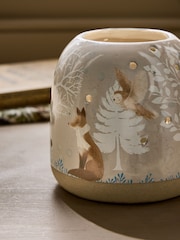 Winter Scene Ceramic Tea Light Holder - Imagen 3 de 4