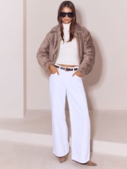 Lipsy Teddy Bomber Jacket - Image 3 de 6