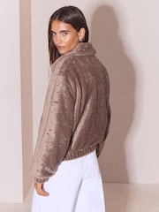 Lipsy Teddy Bomber Jacket - Image 5 de 6
