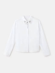 Mango Natural Embellished Collar Shirt - Image 5 of 6
