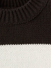 Mango Cream Striped Knitted Jumper - Image 5 of 5
