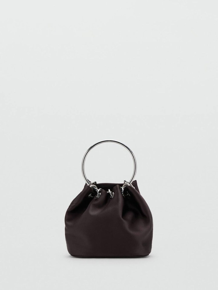 Mango Brown Occasion Bag - Image 1 of 4 Mango Brown Occasion Bag - Image 1 of 4