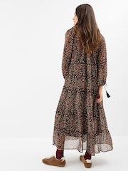 Accessorize Black Ditsy Floral Maxi Dress - Image 2 of 3