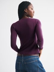 Abercrombie & Fitch Long Sleeve Cutout Twist Top - Εικόνα 4 του 6