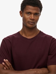 Superdry Red Essentials Relaxed T-Shirt - Image 3 of 8