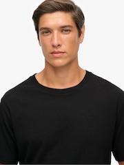 Superdry Black Essentials Relaxed T-Shirt - Image 3 of 7