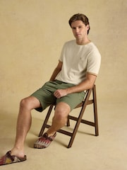 Joules Rugby Club Cream Crew Neck Cotton T-Shirt - Image 3 of 7
