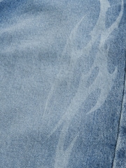 Hollister Tattoo Graphic Baggy Leg Jeans - Image 2 of 2