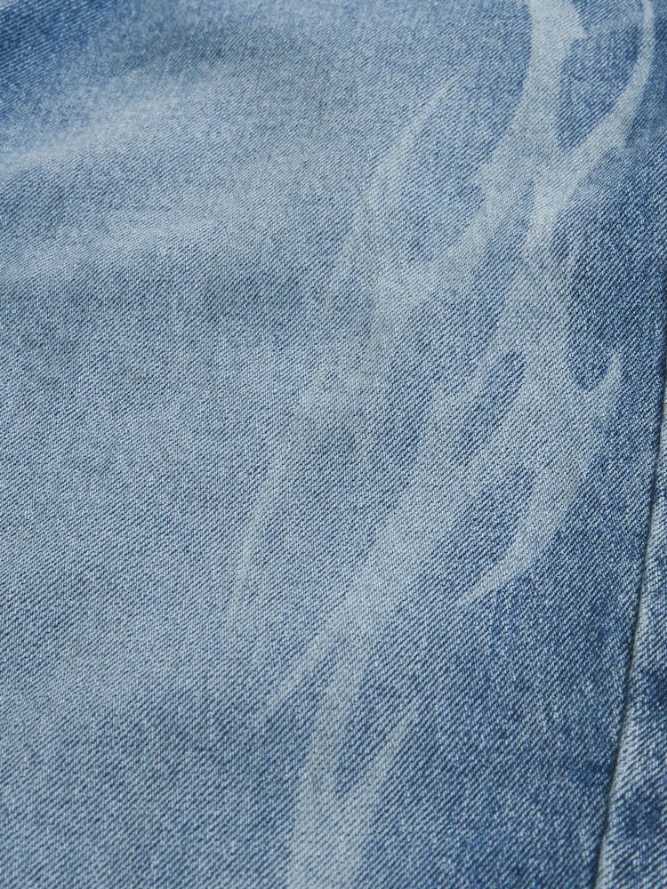 Hollister Tattoo Graphic Baggy Leg Jeans - Image 2 of 2