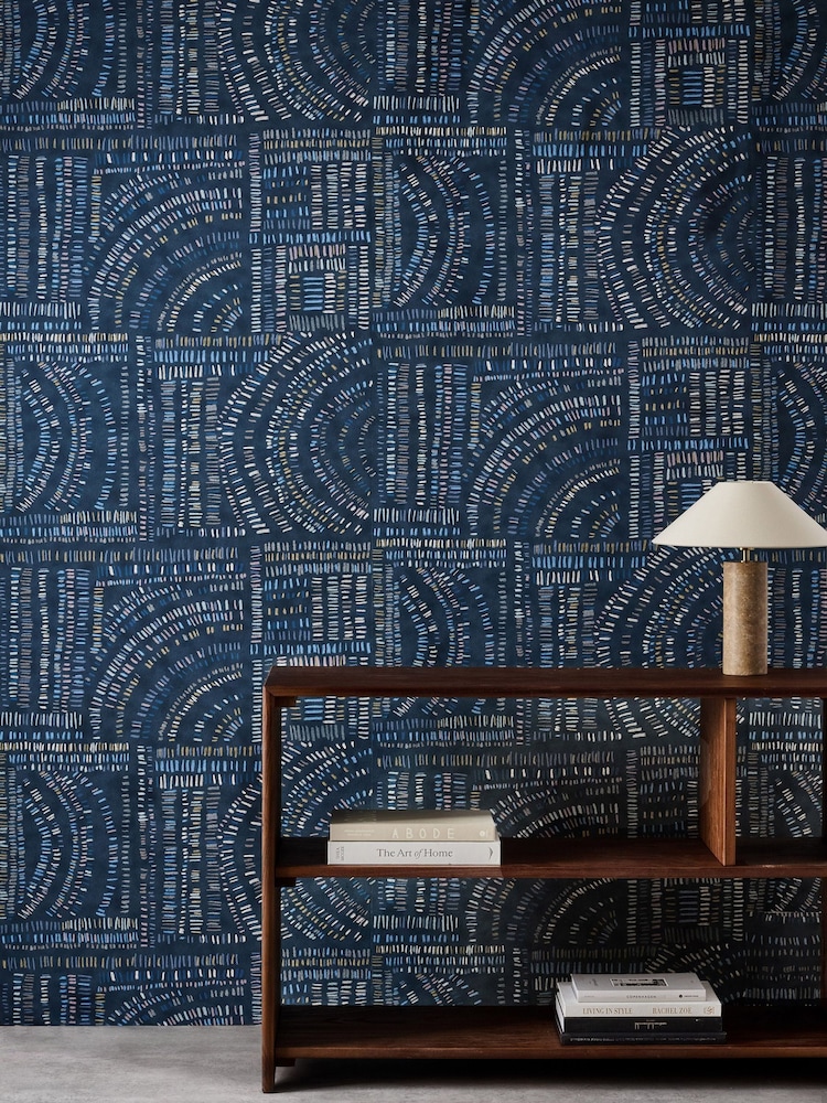 Harlequin Sapphire Kyanite or Quartz Frescoes Defined Momentum 10.05M Wallpaper - Image 2 of 2 Harlequin Sapphire Kyanite or Quartz Frescoes Defined Momentum 10.05M Wallpaper - Image 2 of 2