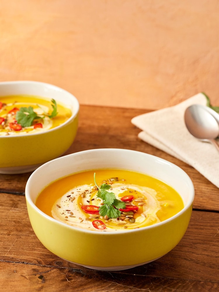 Jamie Oliver Set of 4 Yellow Big Love Stoneware Brilliant Bowls - Image 1 of 6 Jamie Oliver Set of 4 Yellow Big Love Stoneware Brilliant Bowls - Image 1 of 6