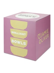 Jamie Oliver Set of 4 Yellow Big Love Stoneware Brilliant Bowls - Image 6 of 6