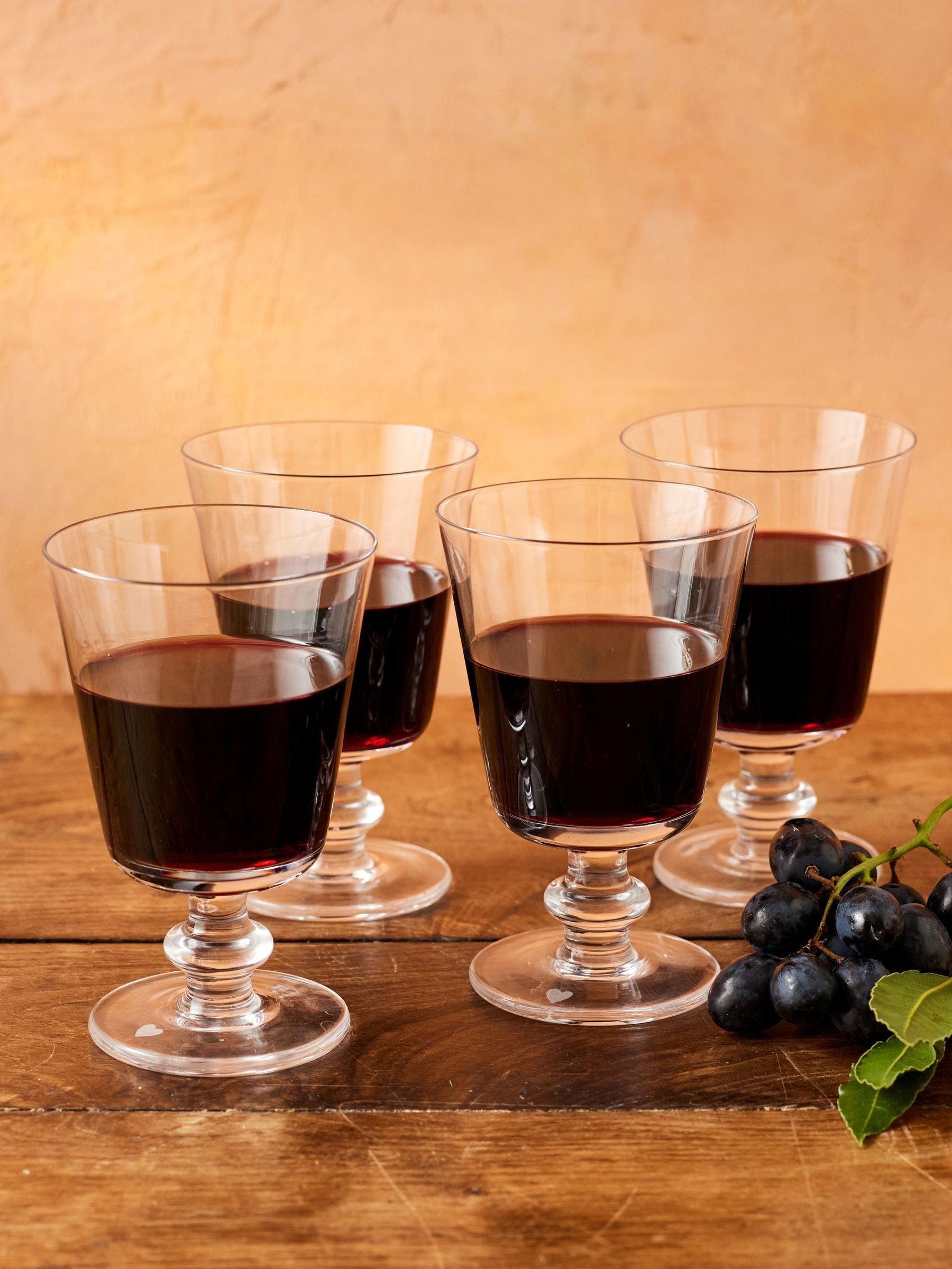 Jamie Oliver Unisex Clear Big Love Set Of 4 Wine Glasses - Image 6