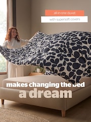 Silentnight 10.5 Tog Leaf Print Coverless Duvet And Pillowcase Set - Image 3 of 8