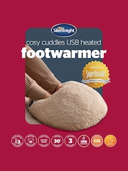 Silentnight Natural Teddy Boucle Usb Heated Foot Warmer - Image 8 of 8