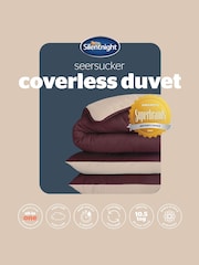 Silentnight Set of 10 10.5 Tog Seersucker Coverless Duvet And Pillowcase Set - Image 8 of 8